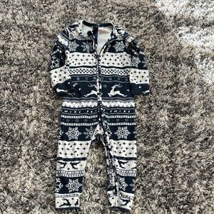 Skims Cozy Reindeer Patterned Onesie